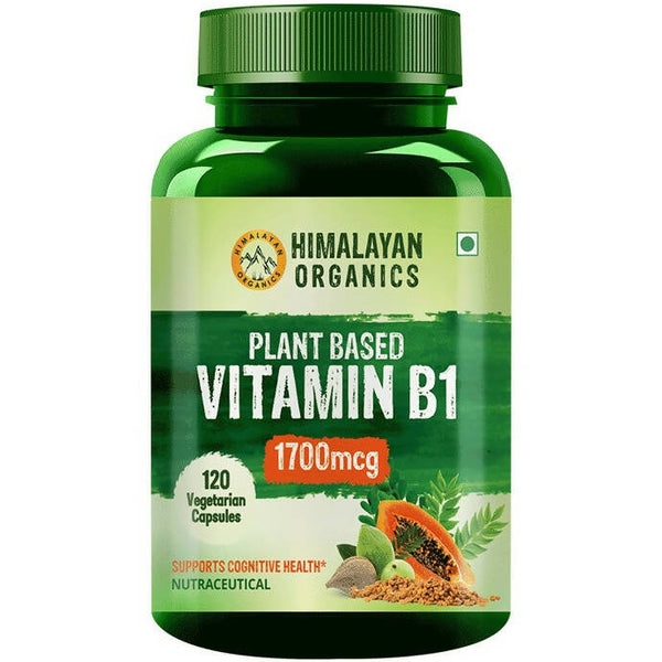 Himalayan Organics Plant-Based Vitamin B1 Capsules - Distacart