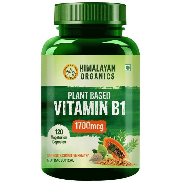 Himalayan Organics Plant-Based Vitamin B1 Capsules - Distacart