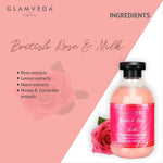 Thumbnail for Glamveda British Rose & Milk Refreshing Body Wash