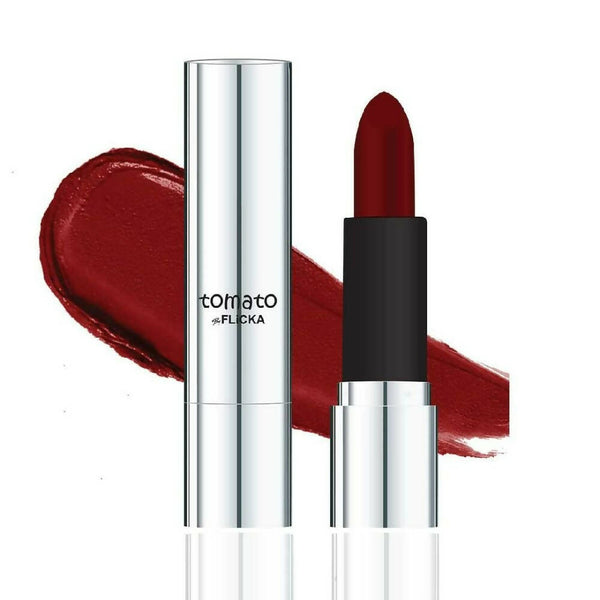 Flicka Tomato Brown Matte Finish Lipstick Shade 07 - Distacart