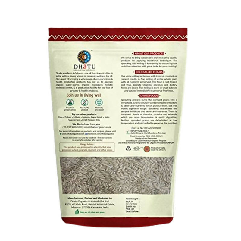 Dhatu Organics & Naturals Germinated Brown Rice - Distacart
