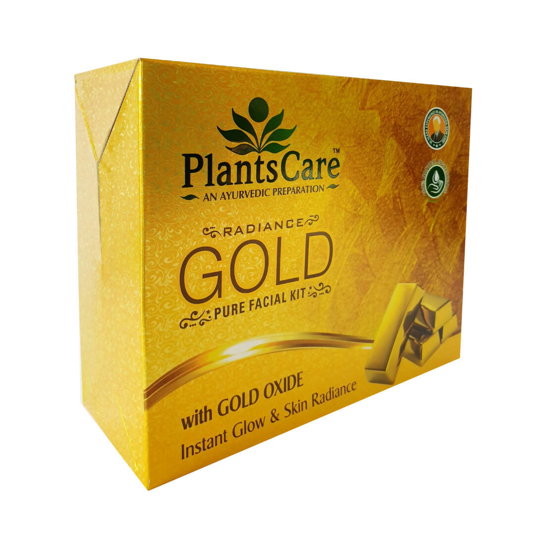 Plants Care Radiance Gold Pure Facial kit 210g - Distacart