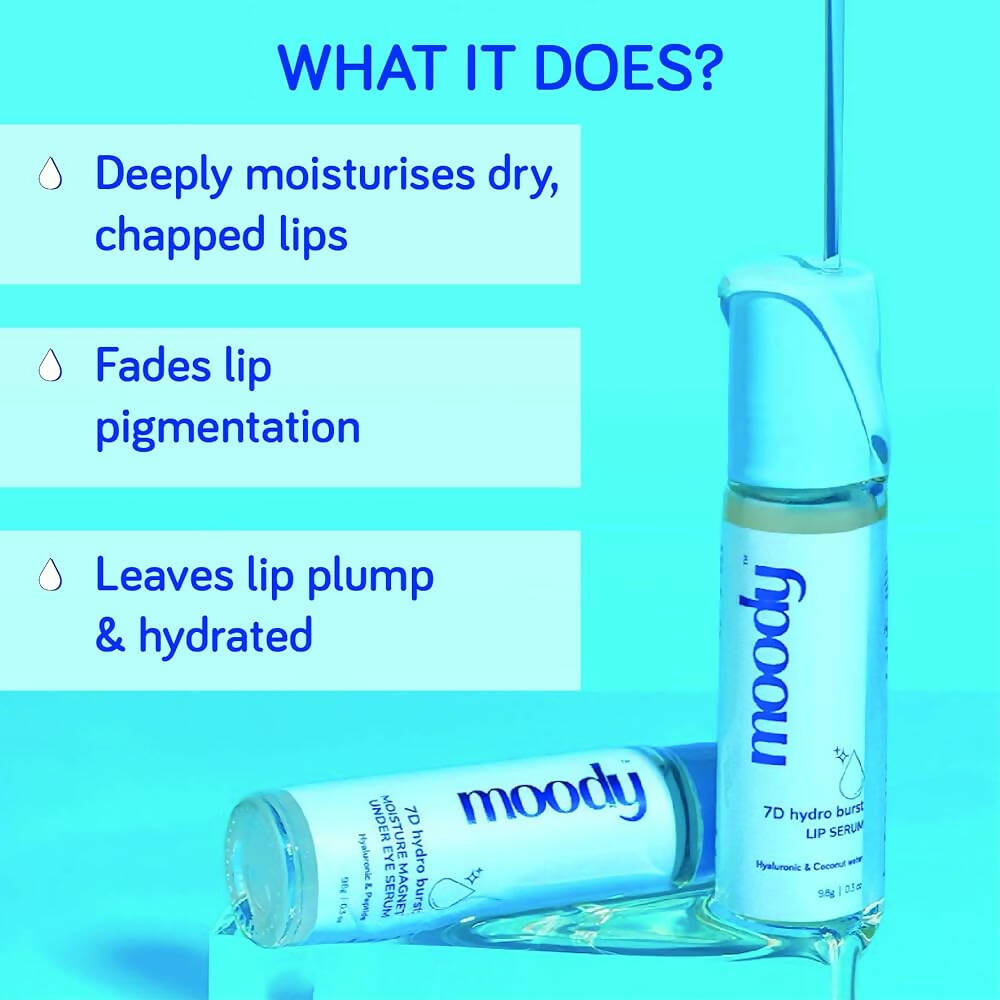 Moody 7D Hydro Burst Lip Serum Roll-On - Distacart