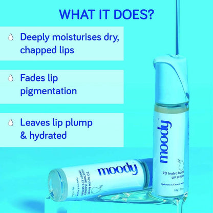 Moody 7D Hydro Burst Lip Serum Roll-On - Distacart