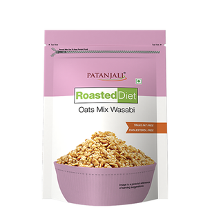 Patanjali Roasted Diet-Oat Mix Wasabi (125 GM)