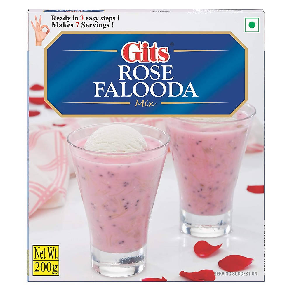 Gits Rose Falooda Mix - Distacart