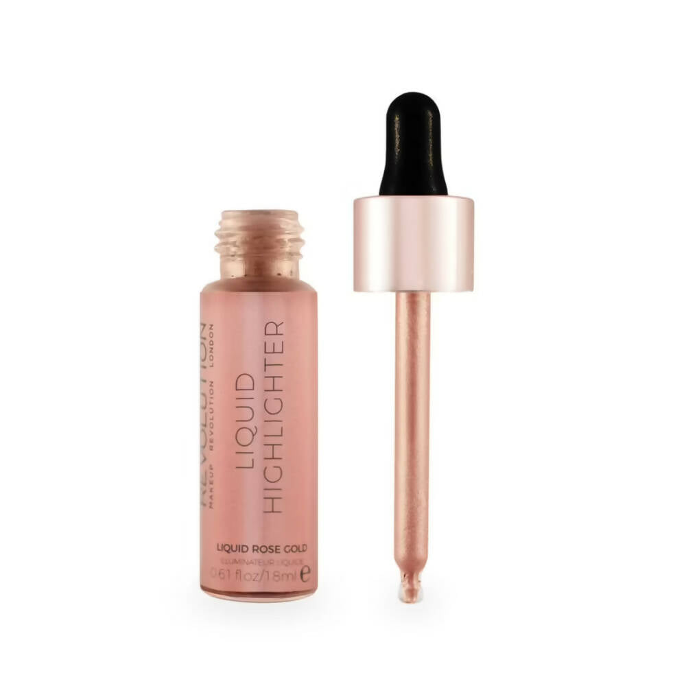 Revolution Liquid Highlighter - Rose Gold - Distacart