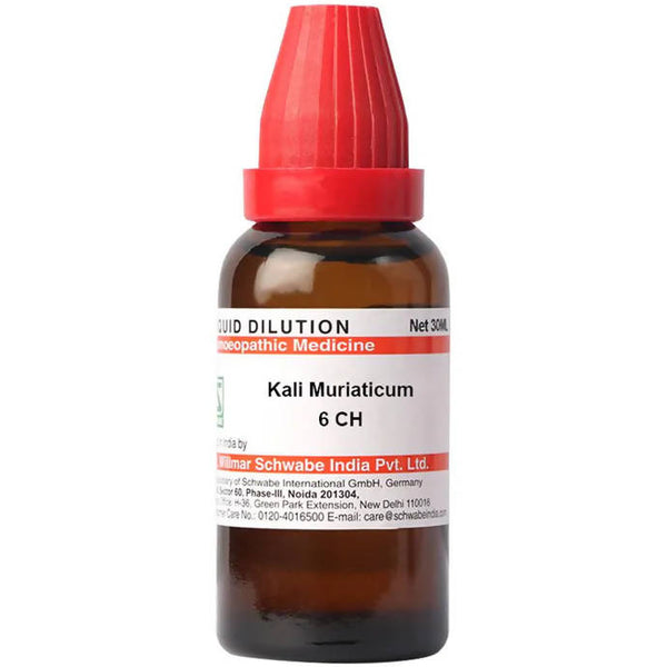 Dr. Willmar Schwabe India Kali Muriaticum Dilution - Distacart