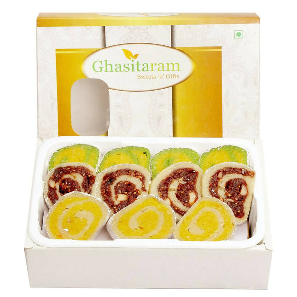 Ghasitaram Pure Kaju Pista Moon Sweets - Distacart