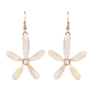 Trendoo Jewelry Gold Plated Stylish Fancy Party Wear Beige Drops