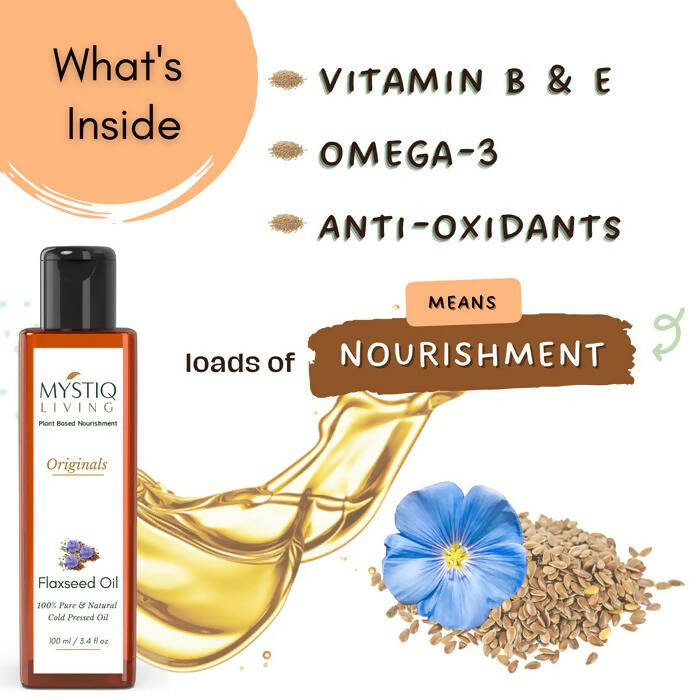 Mystiq Living Originals Flaxseed Oil - Distacart