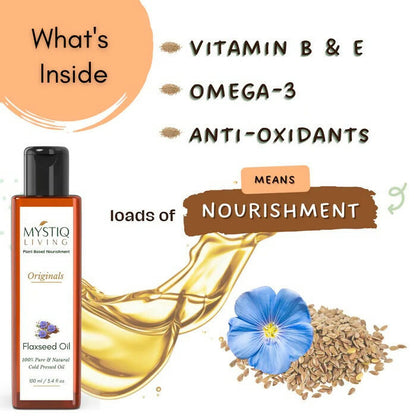 Mystiq Living Originals Flaxseed Oil - Distacart