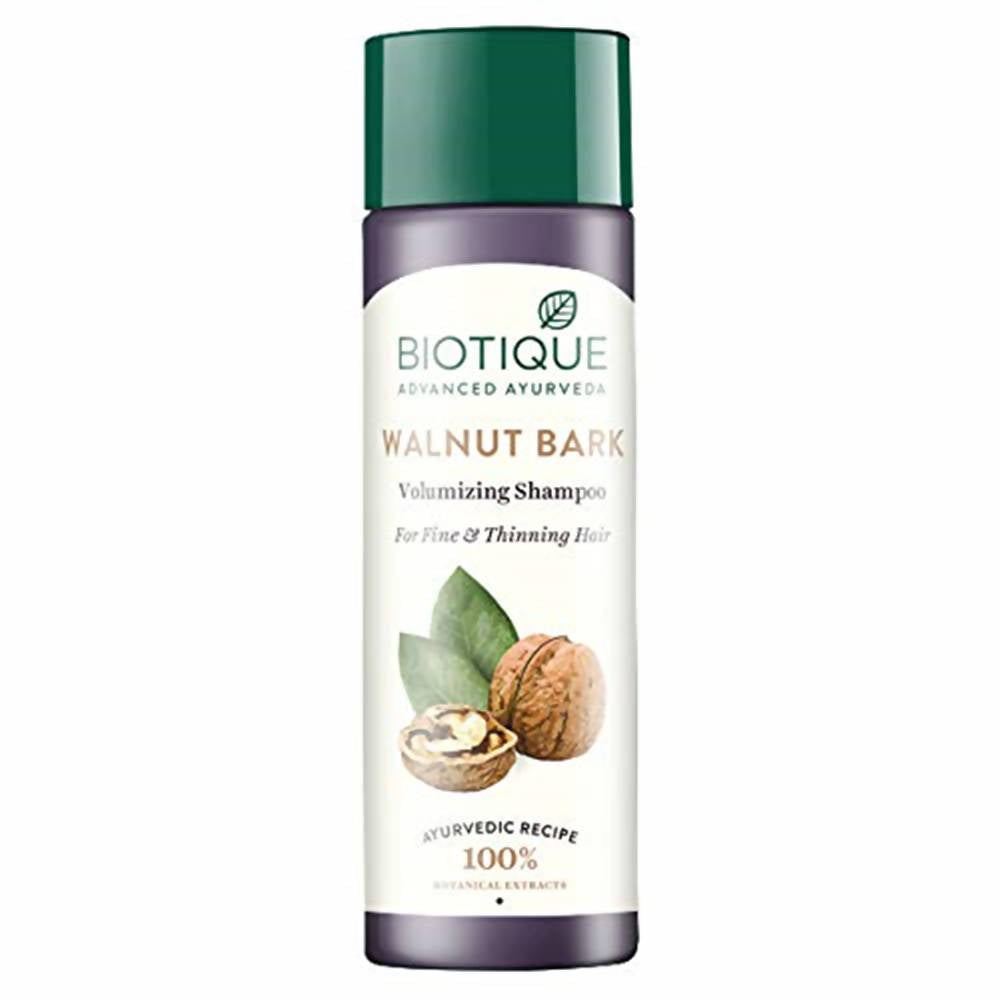 Biotique Advanced Ayurveda Bio Walnut Bark Volumizing Shampoo For Fine & Thinning Hair 120 ml