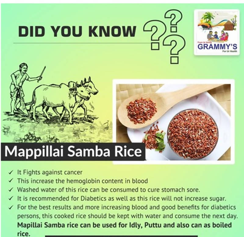Grammy's Mappillai Samba Rice