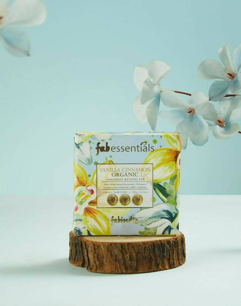 Fabessentials Vanilla Cinnamon Handmade Bathing Bar - Distacart