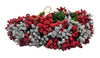 Red & Silver pollens Bridal Hair Gajra - Distacart