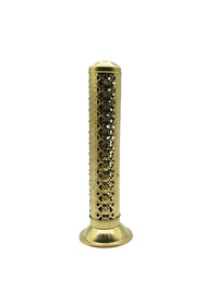 Thumbnail for PujaNPujari Gold Toned Textured Agarbatti Incense Sticks Holder Stand - Distacart