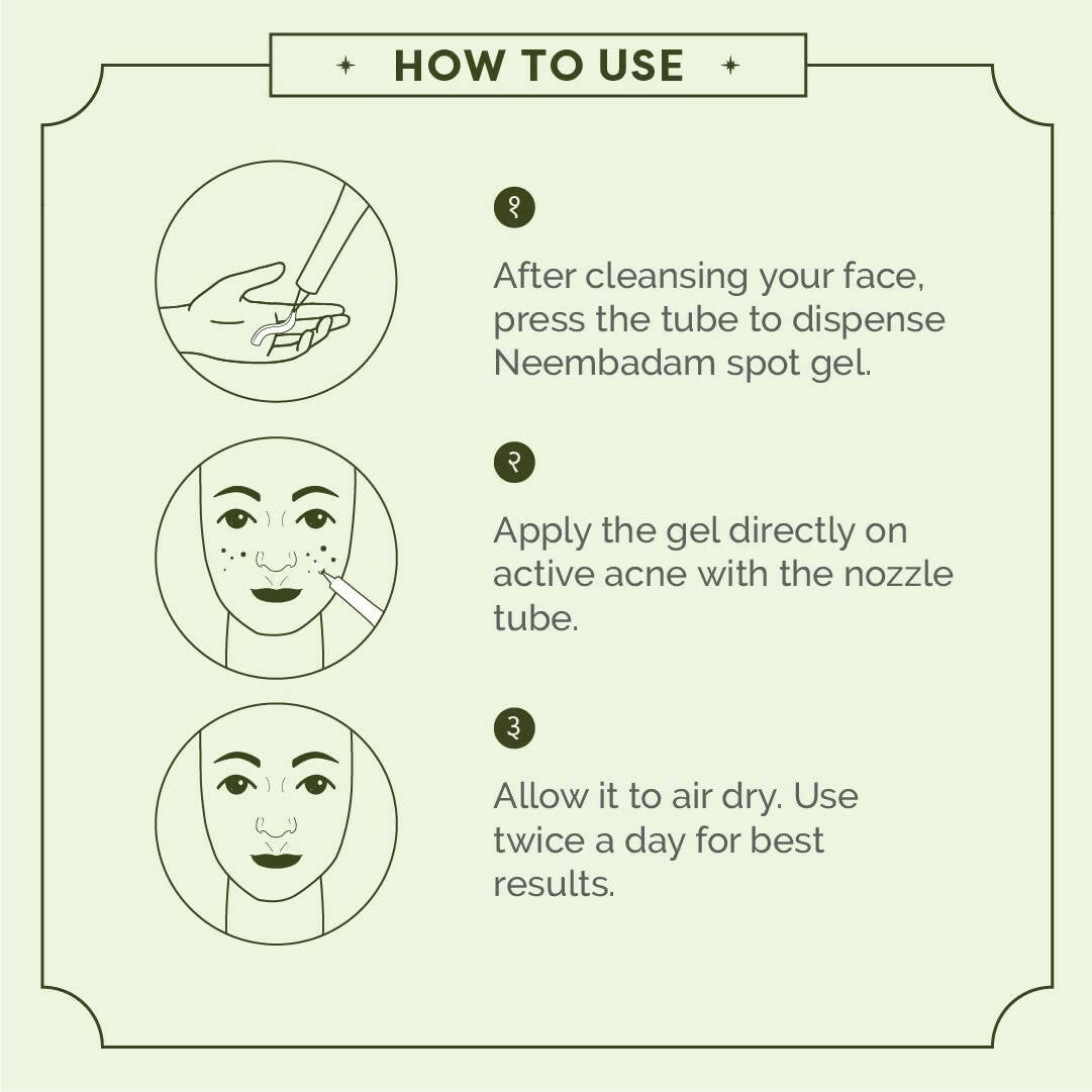 Ayuga 5% Neembadam Anti-Acne Spot Gel - Distacart