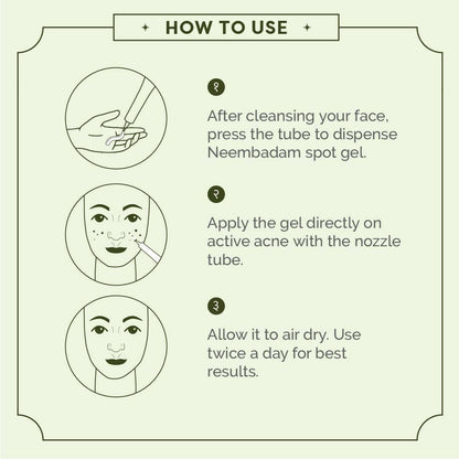 Ayuga 5% Neembadam Anti-Acne Spot Gel - Distacart