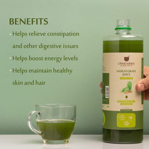 Upakarma Ayurveda Natural and Pure Wheatgrass Juice Benefits