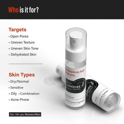 Vandyke 3% PHA Face Toner - Distacart