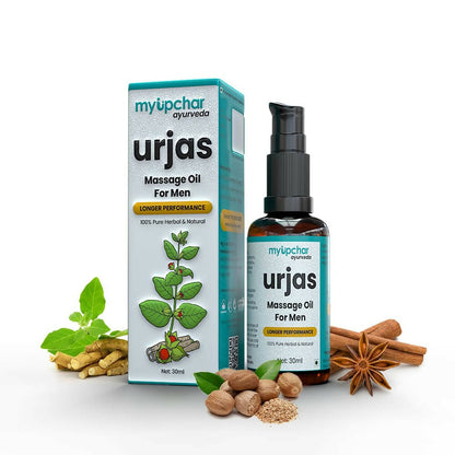 Myupchar Ayurveda Urjas Massage Oil Men - Distacart