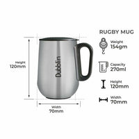 Thumbnail for Dubblin Rugby Stainless Steel Mug - Distacart