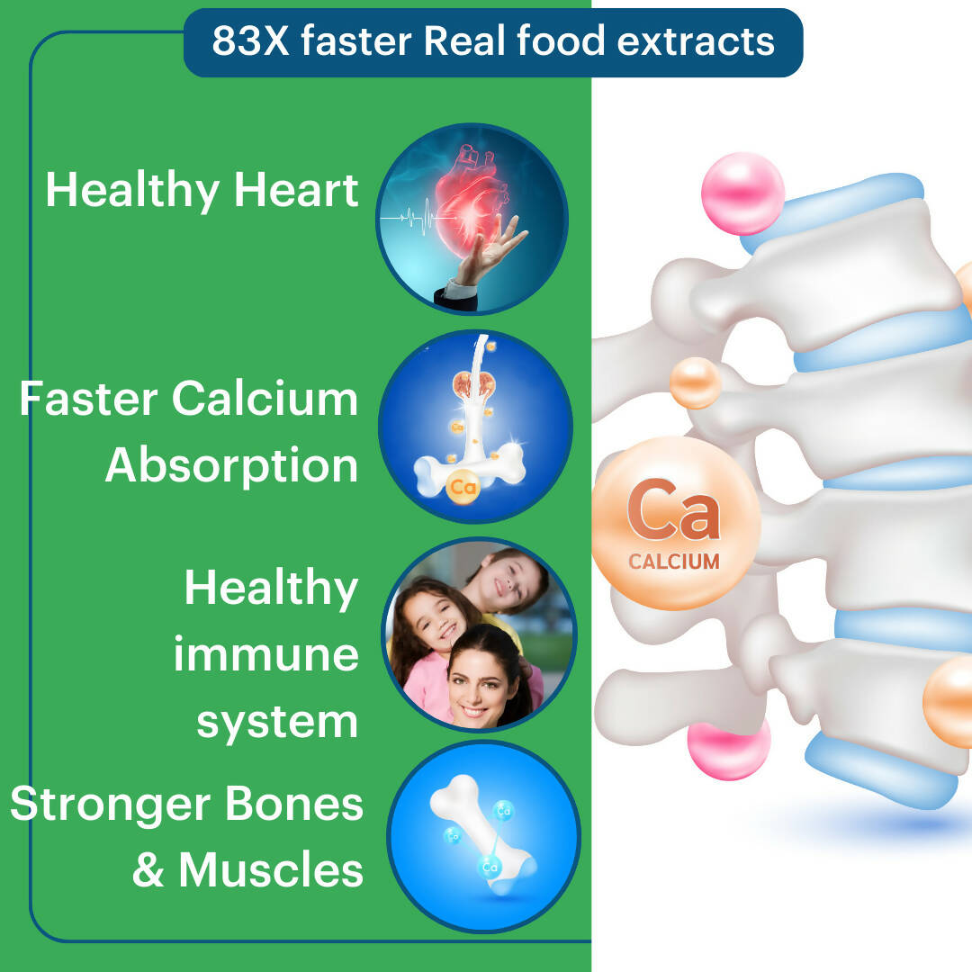 Laurik Vitamin D3, K2 Plant Based Veg Vitamin D3 Immunity Supplement Tablets For Strong Bones - Distacart