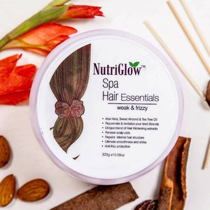 NutriGlow Hair Spa Cream With Volumizing & Shine Lock Formula for Weak & Frizzy Hair - Distacart