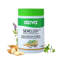 Thumbnail for OZiva Sero.D3+ With Brahmi & Ginseng Extract Capsules