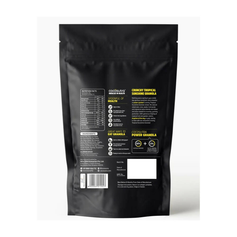 Buy Cocosutra Crunchy Tropical Sunshine Breakfast Granola Online. Buy Cocosutra Crunchy Tropical Sunshine Breakfast Granola Online.