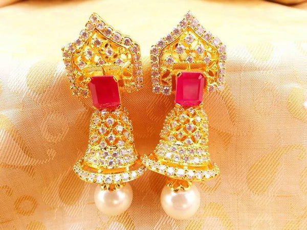 Ad Ruby Bell Type Jhumkas