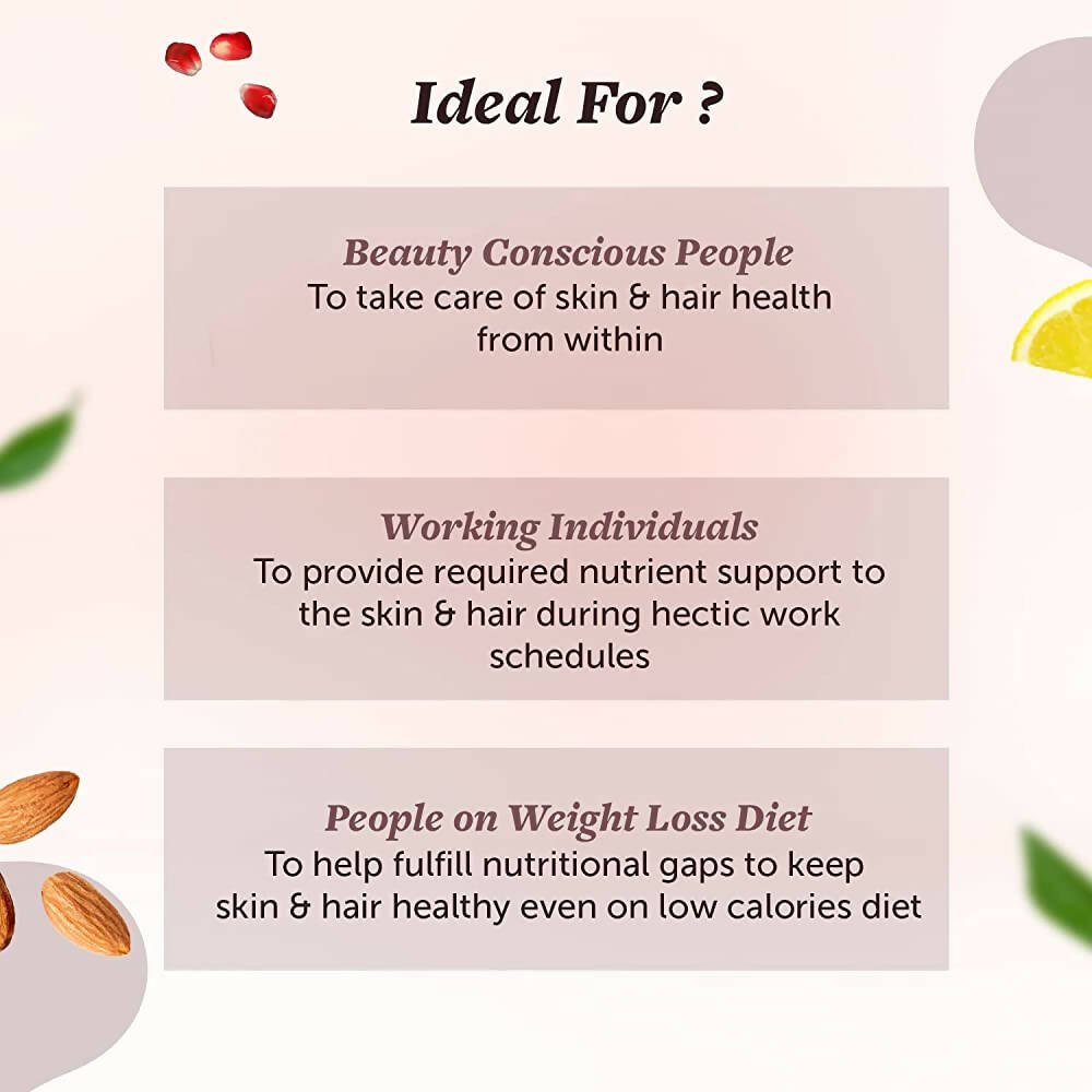 Neuherbs Hair-Skin Vitamins Capsules - Distacart