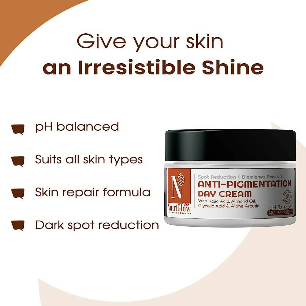 NutriGlow Advanced Organics Anti-Pigmentation Day Cream - Distacart