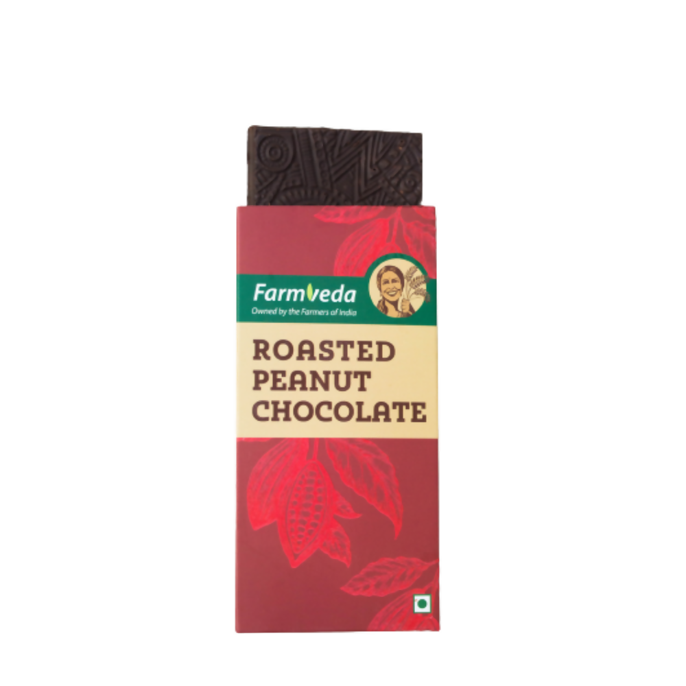 Farmveda Chocolates-Roasted Peanut Chocolate - Distacart