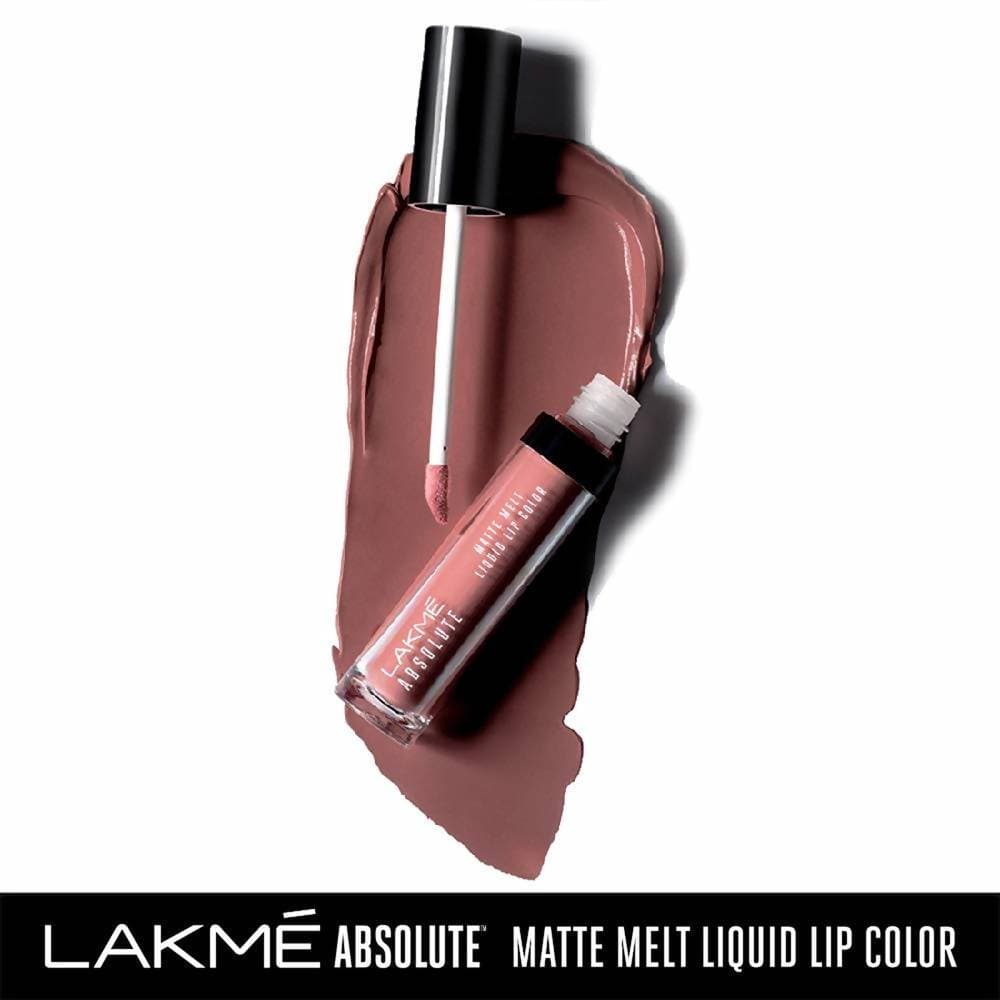 Lakme Absolute Matte Melt Liquid Lip Color-Nude Hit