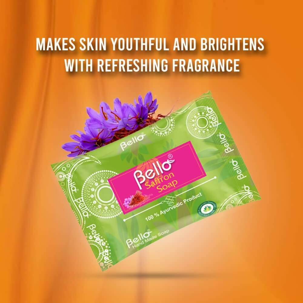 Bello Herbals Herbal Saffron Soap - Distacart