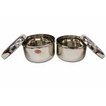 Thumbnail for Soham Stainless Steel 2-Box Lunch Box Set -Storage Container-Kids Lunch Box Set - Distacart