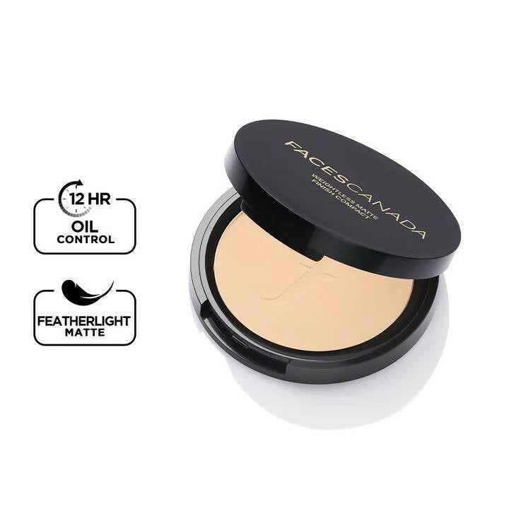 Faces Canada Weightless Matte Finish Compact-Beige 03 - Distacart