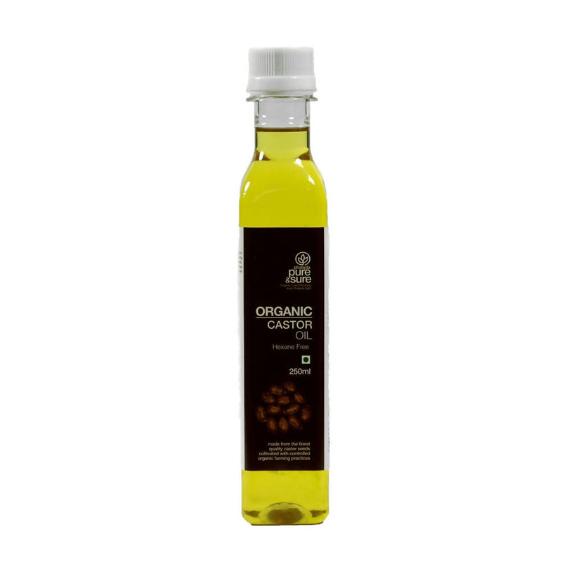 Pure &amp; Sure Organic Castor Oil - Distacart