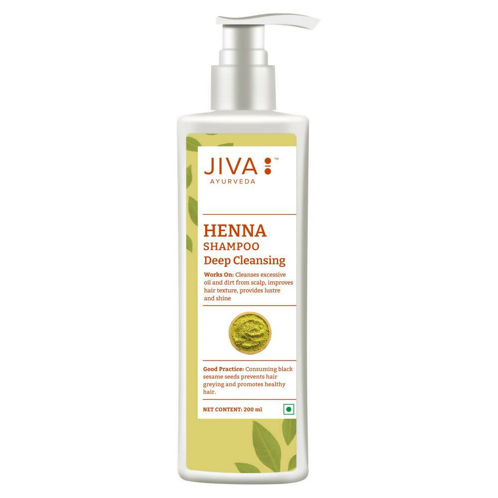 Jiva Ayurveda Henna Shampoo - Distacart