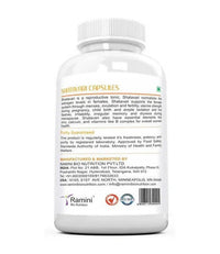Thumbnail for Ramini Bio Nutrition Shatavari 500mg Veg Capsules - Distacart