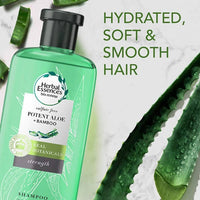 Thumbnail for Sulfate Free potent Aloe +Bamboo Real Botanicals Strength Shampoo 400 ml