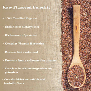 Nutriorg Organic Raw Flaxseeds - Distacart