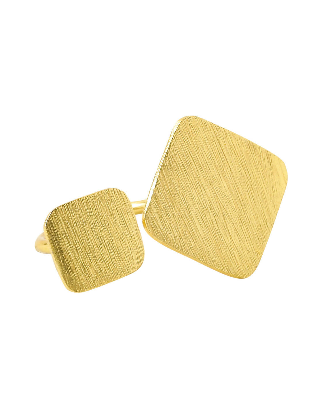 NVR Women Gold-Plated Adjustable Finger Ring - Distacart