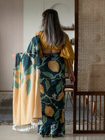 Thumbnail for Suta Multi Color Floral Pure Cotton Saree - Distacart