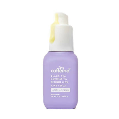 mCaffeine Retinol 0.3% & Black Tea Complex Anti Aging Face Serum - Distacart