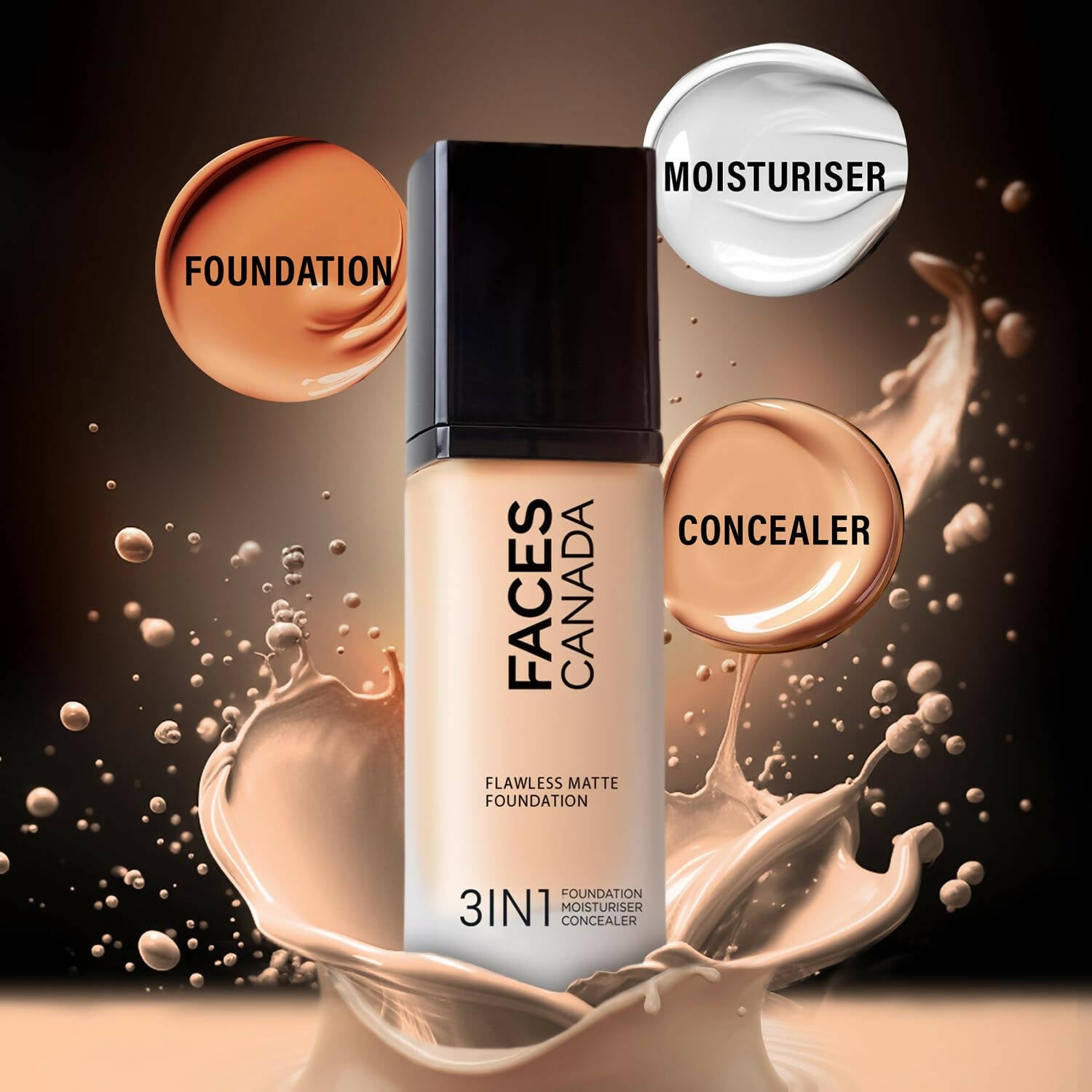 Faces Canada Flawless Matte Foundation - Absolute Ivory - Distacart