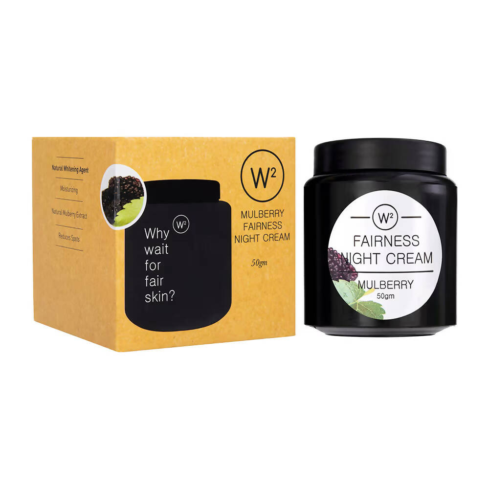 W2 Why Wait Mulberry Fairness Night Cream - Distacart