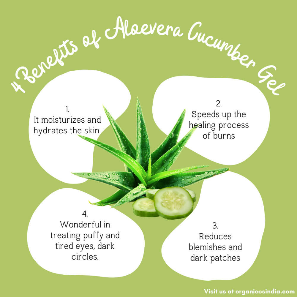 Organicos Aloevera Cucumber Gel - Distacart